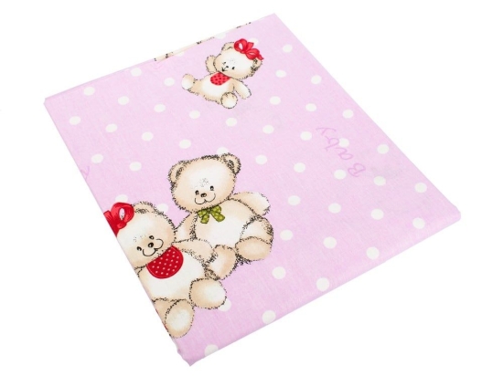 Παπλωματοθήκη Παιδική Two Lovely Bears 65 Lila DimCol Μονό 160x240cm 100% Βαμβάκι