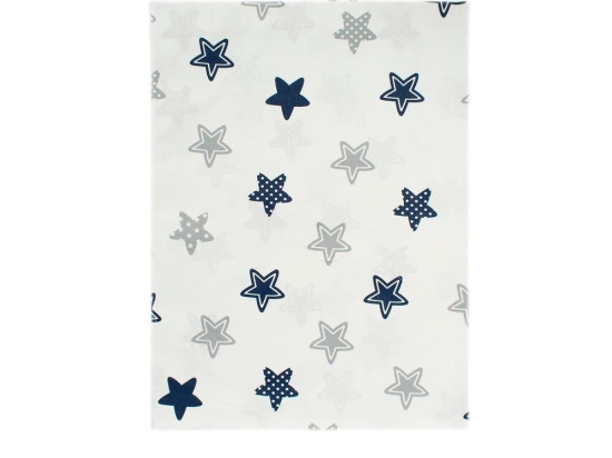 Σεντόνια Παιδικά Σετ 2τμχ Star 102 Blue DimCol Μονό 160x240cm 100% Βαμβάκι