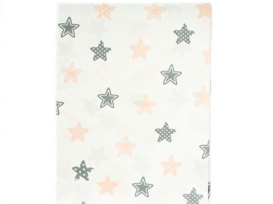 Σεντόνια Παιδικά Σετ 3τμχ Star 103 Grey DimCol Μονό 160x240cm 100% Βαμβάκι
