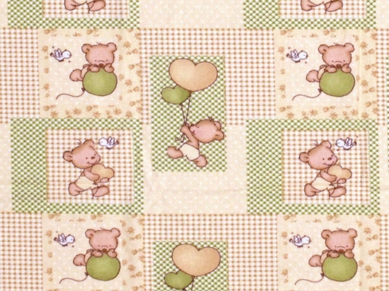 Πάνα Βρεφική Baloon 76 Beige DimCol 80x80cm 100% Βαμβακερή Φανέλα