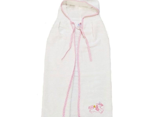 Κάπα Βρεφική Unicorn 42 White/Pink DimCol