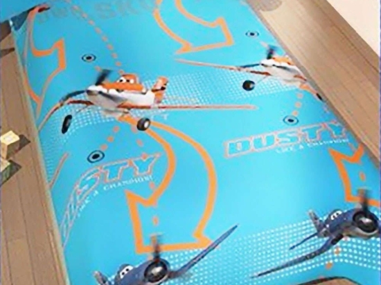 Κουβερλί Παιδικό Disney Dusty 596 Ciel-Orange DimCol Μονό Microfiber