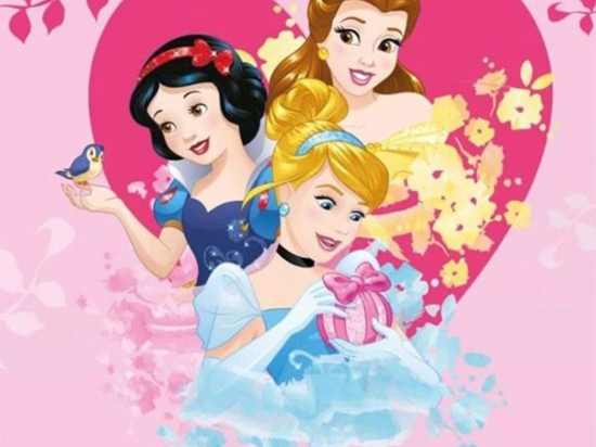 Λαβέτα Παιδική Princess 52 Digital Print Disney DimCol Λαβέτα 30x30cm 100% Βαμβάκι