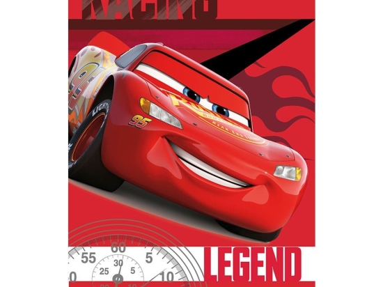 Κουβέρτα Βρεφική Fleece Disney Cars 12 Red DimCol Κούνιας Πολυέστερ