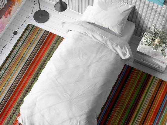 Παπλωματοθήκη Solid 491 White DimCol Υπέρδιπλo 220x240cm 100% Βαμβάκι