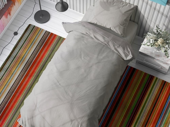 Σεντόνια Solid (Σετ 4τμχ) 496 Elephant DimCol King Size 240x270cm 100% Βαμβάκι