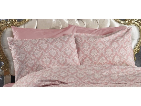 Μαξιλαροθήκη Οφηλία 277 Pink DimCol 50Χ70 50x70cm Βαμβάκι-Πολυέστερ
