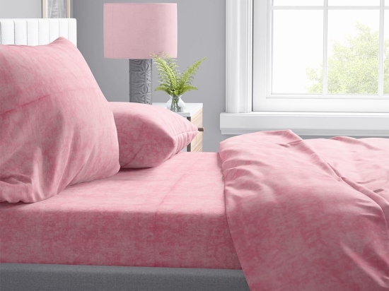 Σεντόνι Shadow 17 Pink DimCol Υπέρδιπλo 220x240cm Βαμβάκι-Πολυέστερ