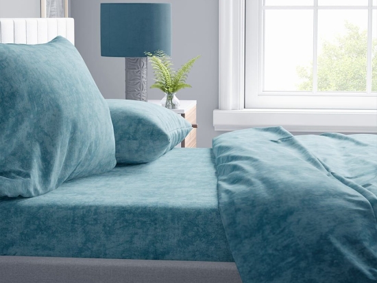 Σεντόνι Shadow 20 Turquoise DimCol Μονό 160x240cm Βαμβάκι-Πολυέστερ