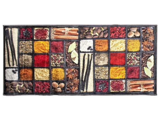 Χαλάκι Κουζίνας Spices 246 Multi DimCol 67X150cm Πολυέστερ