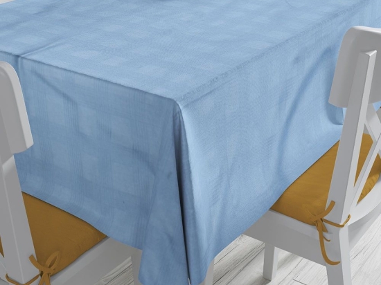 Τραπεζομάντηλο Ανεξίτηλο 33123453002 Sky Blue DimCol 140Χ140 100% Βαμβάκι