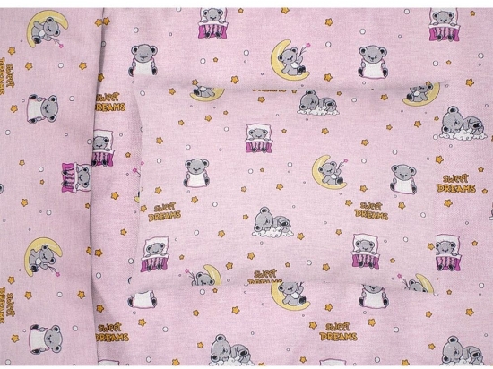 Μαξιλαροθήκη Παιδική Sweet Dreams 550 Pink DimCol 50Χ70 100% Βαμβάκι