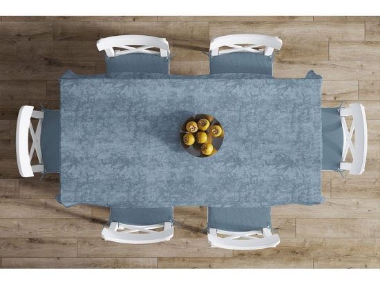 Καρέ Αλέκιαστο Panama Shadow Petrol DimCol 90X90cm 90x90cm Βαμβάκι-Πολυέστερ