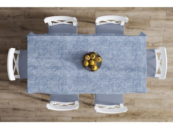 Καρέ Αλέκιαστο Panama Shadow Sky Blue DimCol 90X90cm 90x90cm Βαμβάκι-Πολυέστερ
