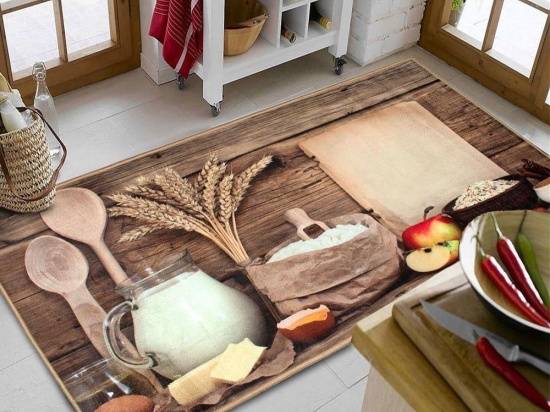 Χαλάκι Κουζίνας Breakfast 271 Beige DimCol 67X150cm Πολυέστερ