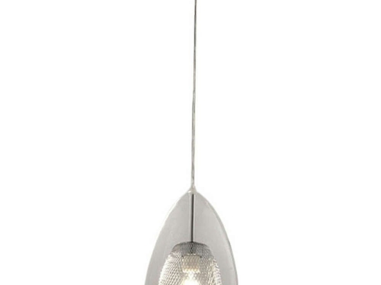 Φωτιστικό Οροφής Britton 3673-40-241 1x40W E27 Φ22cm 200cm Clear Fabas Luce Μέταλλο,Γυαλί
