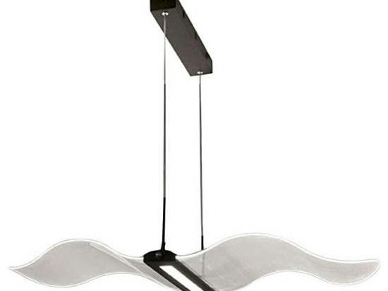 Φωτιστικό Οροφής - Ράγα Fenice 3674-45-101 40W Led 85x40x200cm Black Fabas Luce Μέταλλο, Μεθακρυλικό
