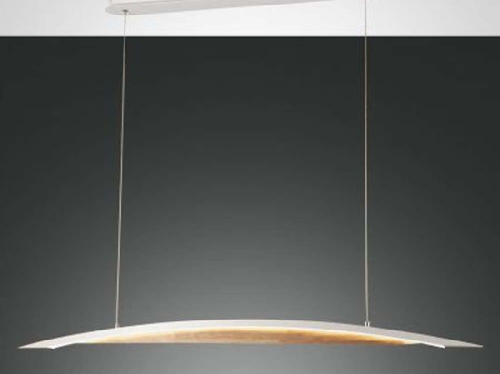 Φωτιστικό Οροφής - Ράγα Cordoba 3697-40-102 36W Led 110x200cm White Fabas Luce Μέταλλο,Ξύλο