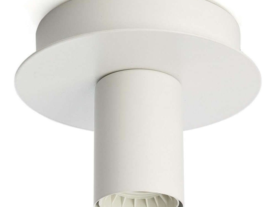 Φωτιστικό Οροφής - Πλαφονιέρα 6248 B 1XE27 60W Φ12cm 9cm White Perenz Μέταλλο