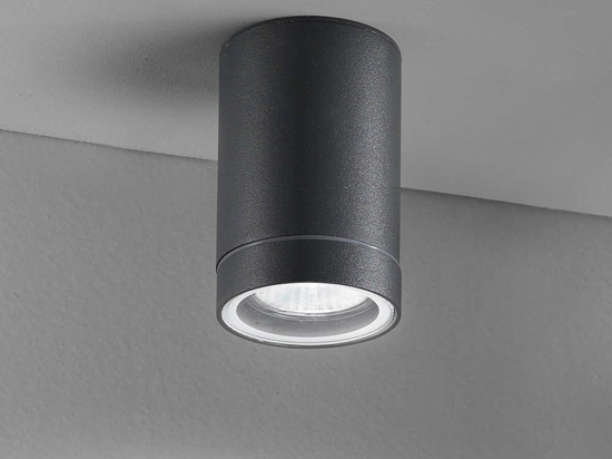 Φωτιστικό Οροφής - Σποτ 6216 A Φ6,5cm 10cm 1XGU10 35W Graphite Perenz