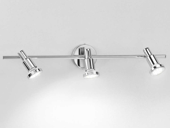 Φωτιστικό Οροφής - Σποτ 6156 CL 3XGU10 3W 56x12cm Chrome Perenz Μέταλλο