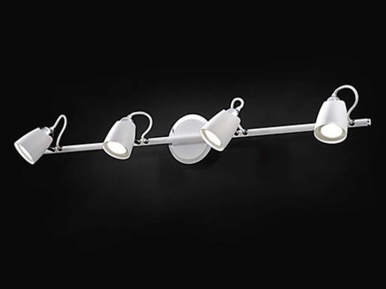 Φωτιστικό Οροφής - Σποτ 5954 B 4XGU10 35W 81x16cm White Perenz Μέταλλο