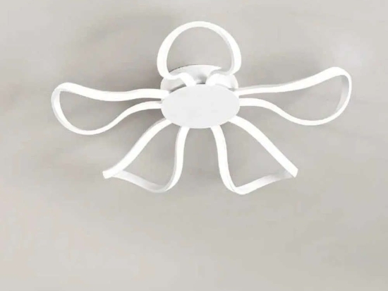 Φωτιστικό Οροφής - Πλαφονιέρα 6612 B LC 50W Led Φ62cm 11cm White Perenz Αλουμίνιο