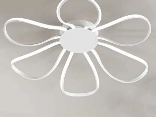 Φωτιστικό Οροφής - Πλαφονιέρα 6610 B LC 83W Led Φ81cm 13cm White Perenz Αλουμίνιο
