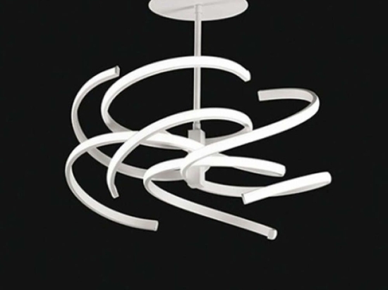 Φωτιστικό Οροφής - Πλαφονιέρα 6398 B LN 70W Led 4000K Φ47cm 46cm White Perenz Μέταλλο