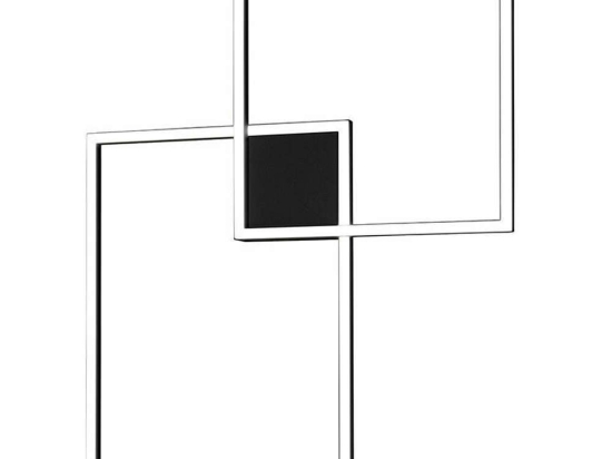 Φωτιστικό Οροφής - Πλαφονιέρα 6596 N CT 64W Led 95x76x6cm Black Perenz Μέταλλο,Ακρυλικό