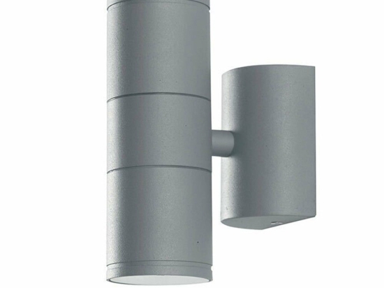Φωτιστικό Τοίχου - Απλίκα Jump I-JUMP-AP2 SIL 2xGU10 16x11x6cm Silver Intec