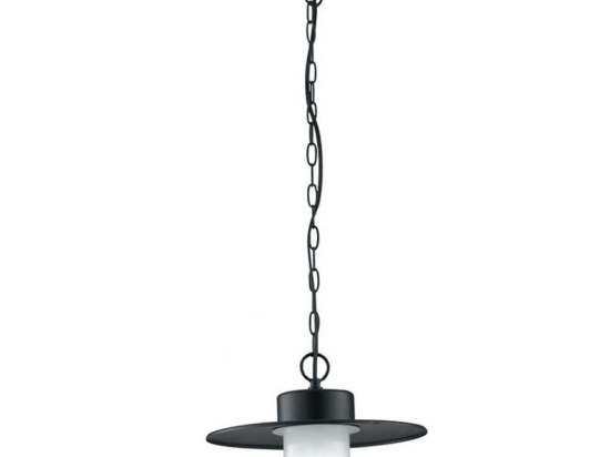 Φωτιστικό Οροφής York LANT-YORK/S1 1xE27 30cm Black Intec