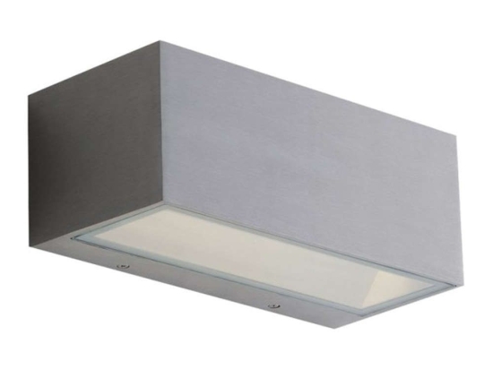 Φωτιστικό Τοίχου - Απλίκα Twin LED-W-TWIN-XL NIK 40W Led 30x10,8x12cm Nickel Intec