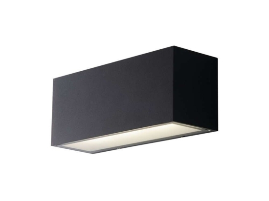 Φωτιστικό Τοίχου - Απλίκα Twin LED-W-TWIN-S ANT 12W Led 14x8,9x6,5cm Anthracite Intec