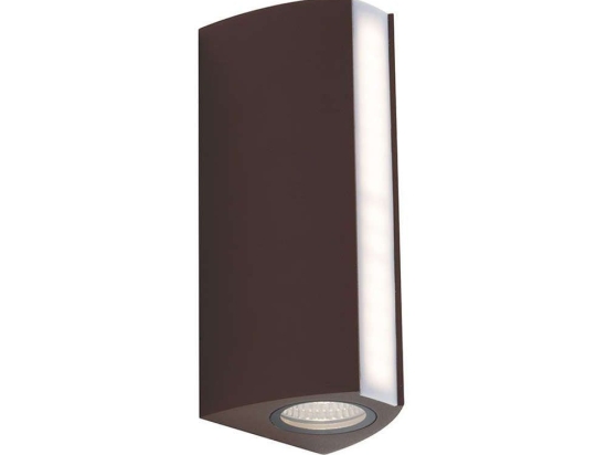 Φωτιστικό Τοίχου - Απλίκα Ray LED-W-RAY BRO 14W Led 8,5X7,8x20cm Bronze Intec