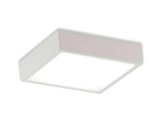 Πάνελ Klio LED-KLIO-Q17 22W Led 2000lm 4000K 16,7x16,7x5cm White Intec Τετράγωνο Αλουμίνιο