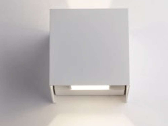 Φωτιστικό Τοίχου - Απλίκα Alfa LED-W-ALFA-20C BCO 2x10W Led 3000K 12x12x12cm White Intec