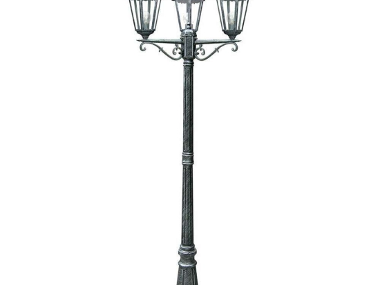 Φωτιστικό Δαπέδου Firenze LANT-FIRENZE/P3 3xE27 60W 76,5x218cm Black-Silver Intec