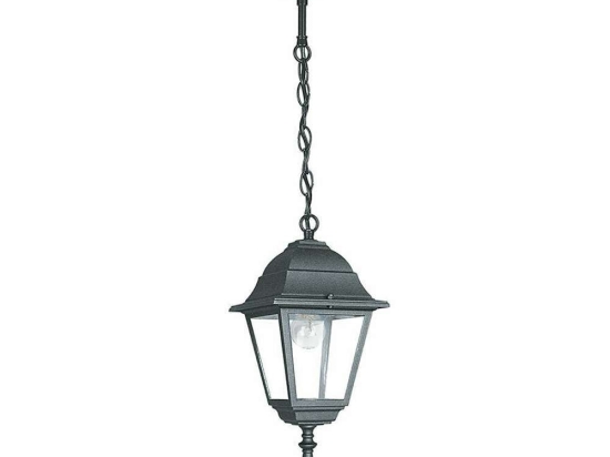 Φωτιστικό Οροφής Roma LANT-ROMA/S1 1xE27 60W 14,6x97cm Black Intec
