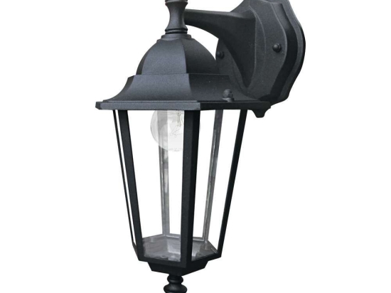 Φωτιστικό Τοίχου - Απλίκα Down Milano LANT-MILANO/AP1B 1xE27 60W 20,8x17x36cm Black Intec