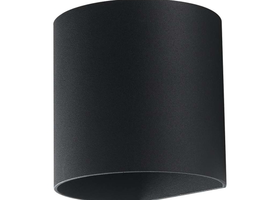 Φωτιστικό Τοίχου - Απλίκα Golf LED-W-GOLF NERO 7W Led 11x11x9,5cm Black Intec