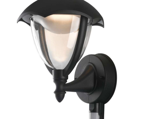 Φωτιστικό Τοίχου - Απλίκα Up Megan LANT-MEGAN/AP1A-S 12W Led Με Αισθητήρα 21x18,8x29cm Black Intec