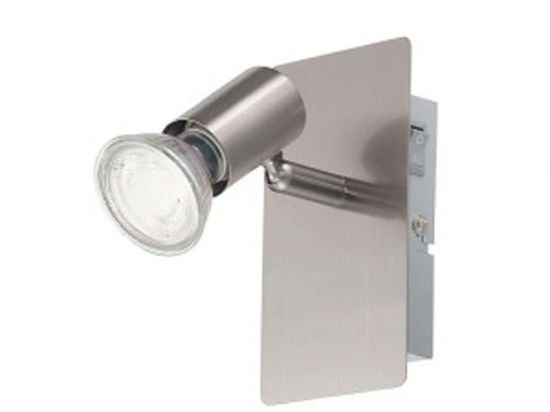 Φωτιστικό Τοίχου - Απλίκα Tucson 2937-81-178 1xGU10 50W 7,5x13,5cm Nickel La Mia Luce