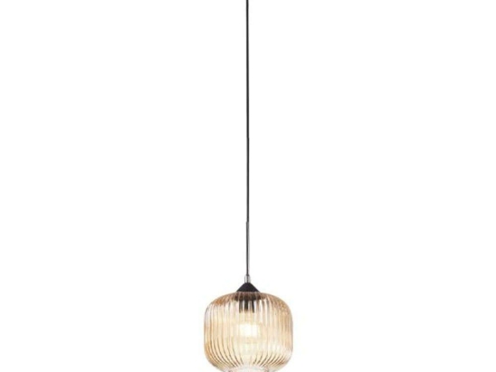 Φωτιστικό Οροφής Dock 3584-40-125 1xE27 40W Φ20 200cm Amber La Mia Luce