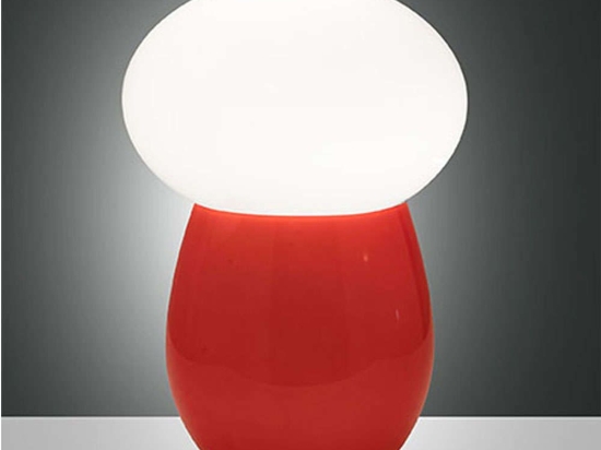 Φωτιστικό Επιτραπέζιο Freddy 3752-30-104 Φ21,5x30cm 1xE27 40W Red Fabas Luce