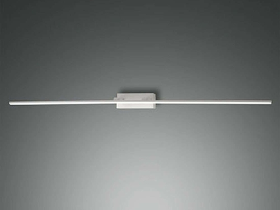 Φωτιστικό Τοίχου Nala 3361-29-102 109,5x10,5x6cm Led 2460lm 20W White Fabas Luce Μέταλλο, Μεθακρυλικό