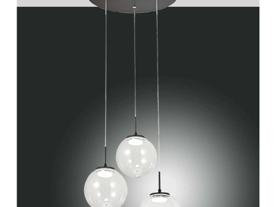 Φωτιστικό Οροφής Ariel 3770-47-372 Φ35x200cm Dim Led 2250lm 21W Clear Fabas Luce
