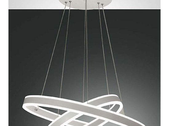 Φωτιστικό Οροφής Palau 3743-45-102 Φ60/40x4,6cm Dim Led 11780lm 108W White Fabas Luce