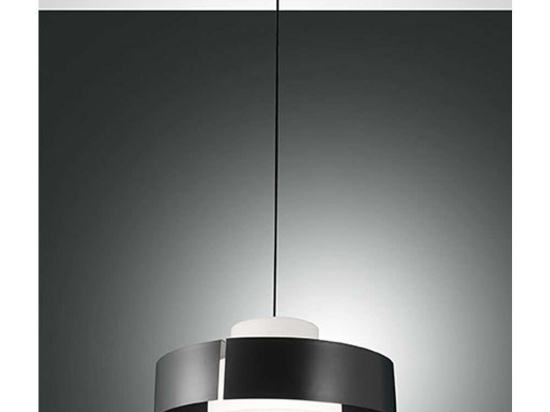 Φωτιστικό Οροφής Loto 3750-40-282 Φ45x26,5cm 1xE27 40W Anthracite Fabas Luce