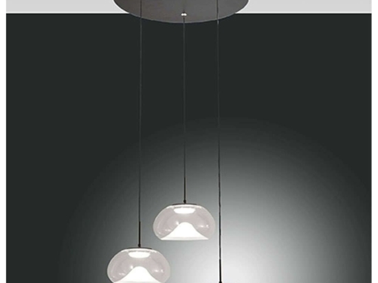 Φωτιστικό Οροφής Brena 3755-47-241 Φ35x12,5cm Dim Led 3240lm 30W Clear Fabas Luce